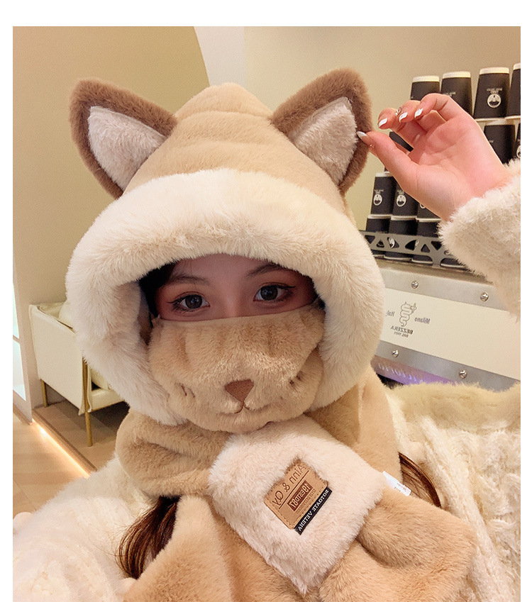Plush Hat and Scarf Set - Image 13