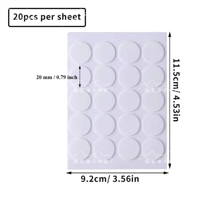 Suministro Transfronterizo de Pegatinas de Espuma para Mechas de Velas Redondas, Materiales para Manualidades, Pegatinas de Doble Cara, Cinta de Espuma de Doble Cara Resistente a Altas Temperaturas image 9