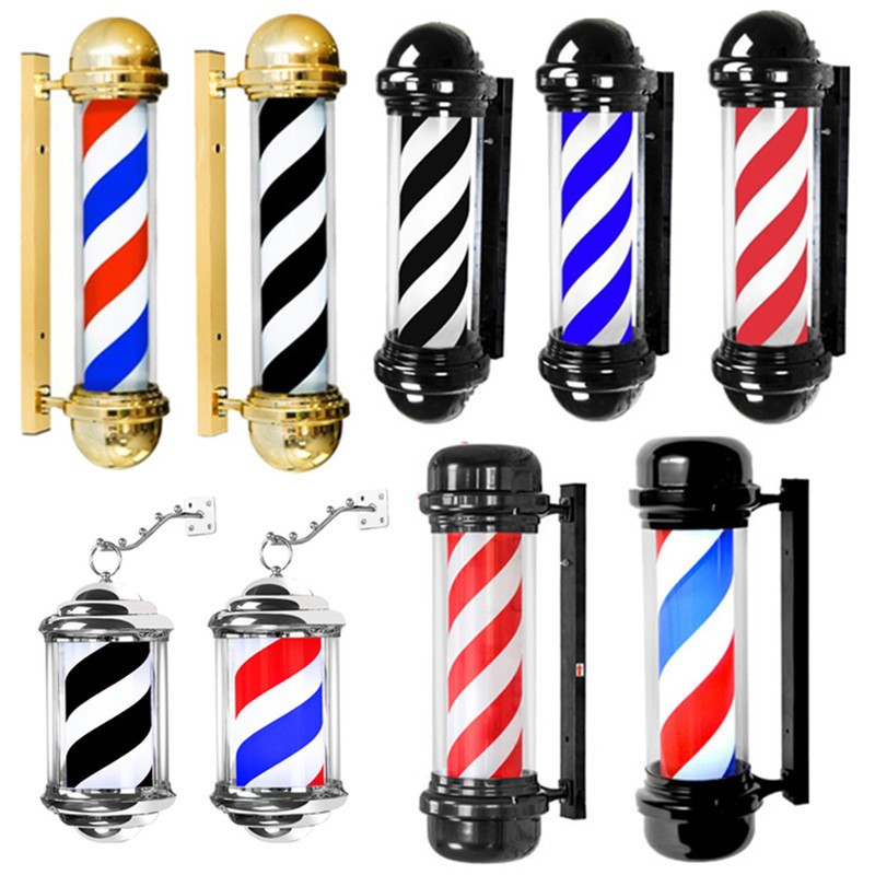 Factory direct supply of LED decorative ring lights for hair salons and barber shops; waterproof rotating wall-mounted decorative lights.
