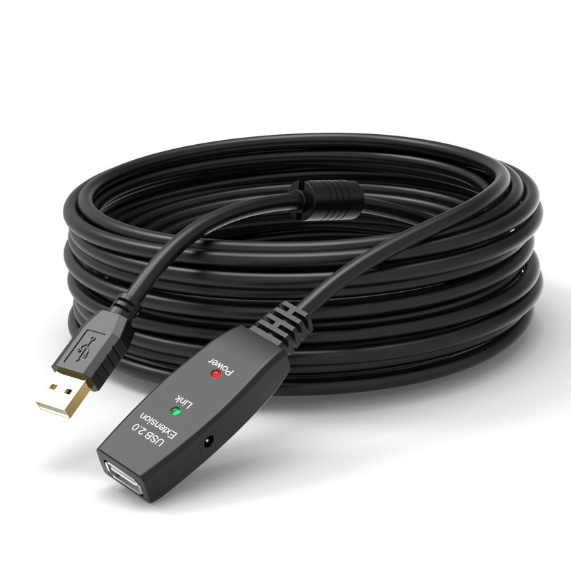 纯铜usb3.0延长线5米10米20米公对母带信号放大器usb接口延长线|undefined