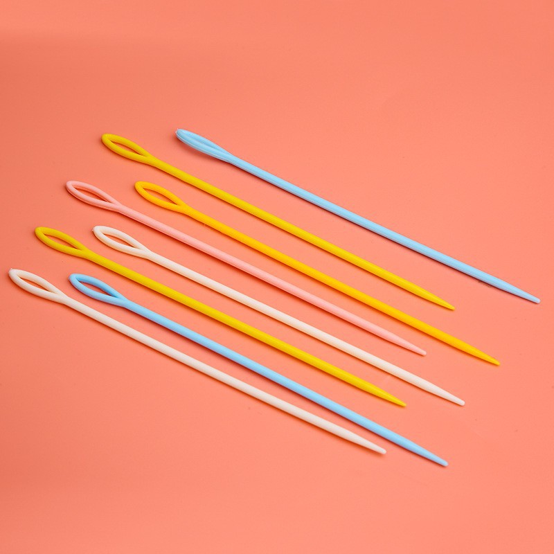 Agujas de Coser para Suéteres de Plástico Multicolor 5.5/7/9/15 cm para Tejido de Lana image 10