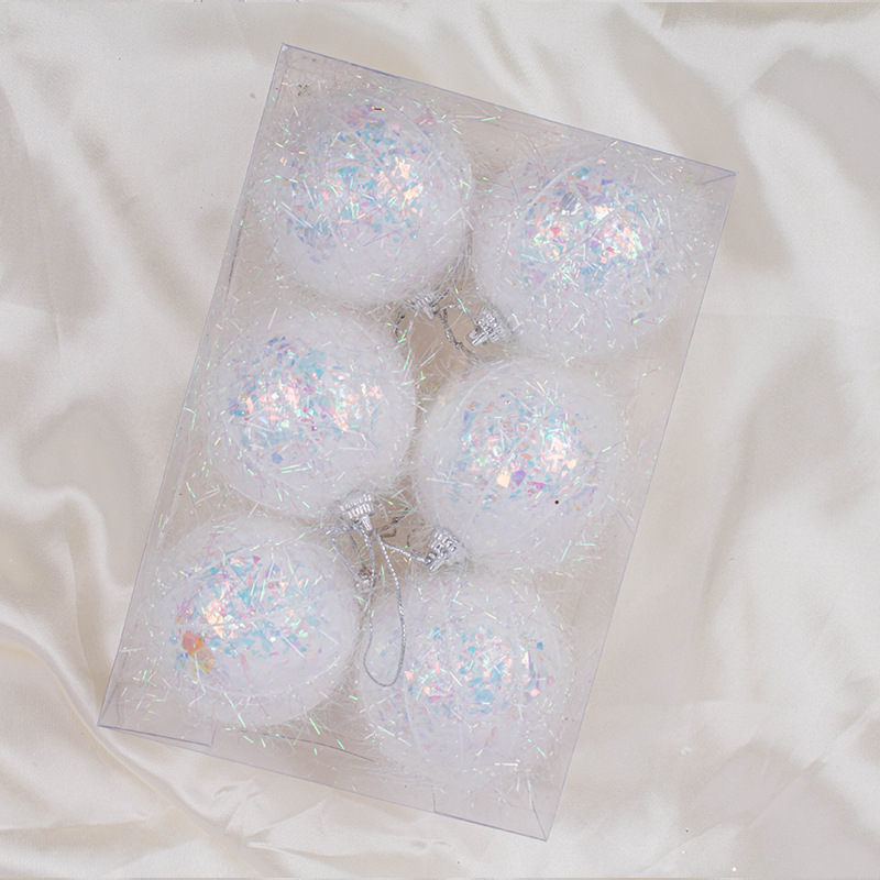 Navidad personalizada joyería de fiestas colgantes colgantes del árbol de Navidad esquinilla peludo decoración colgantes de la escena de Navidad