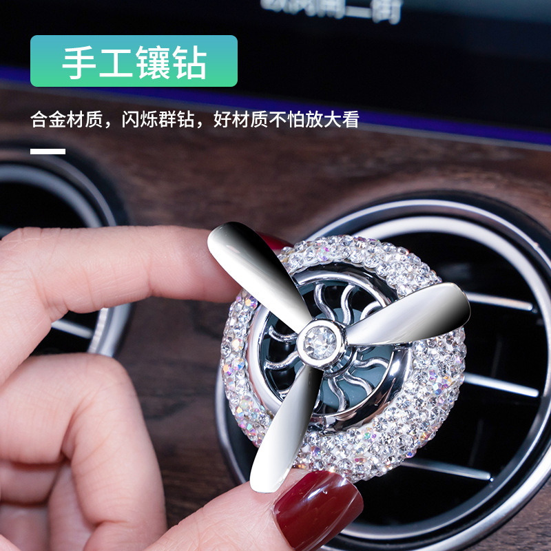 女神款車載香薰空調出風口裝飾品汽車高檔車用香水出風口車上創意