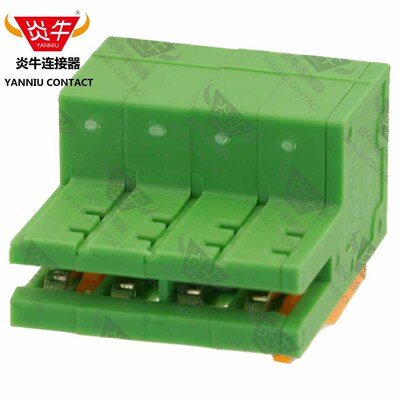 5.0mm炎牛凤凰金手指插拔式PCB接线端子YN2EDGDJ/KF/ZEC1.5-ST