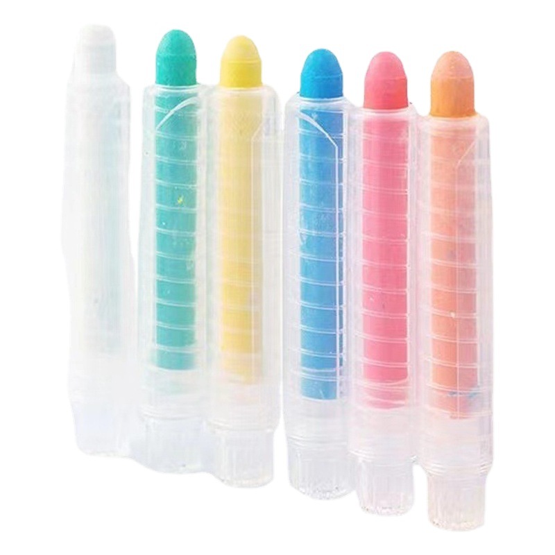 Pluma caso transfronterizo color ajustable profesor guantes libres de polvo libre de suciedad borrable soluble en agua tiza titular de la mano Shell