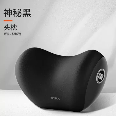 Waist support, Support Cushion for Driver's Seat - black-single-headrest