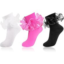 Z 33414 Lace Trim Cotton Socks ��˿������ �羳ŷ������ѷ