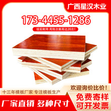建筑工程模板木板工地用松桉胶合板清水板桥梁板红板广西厂家批发