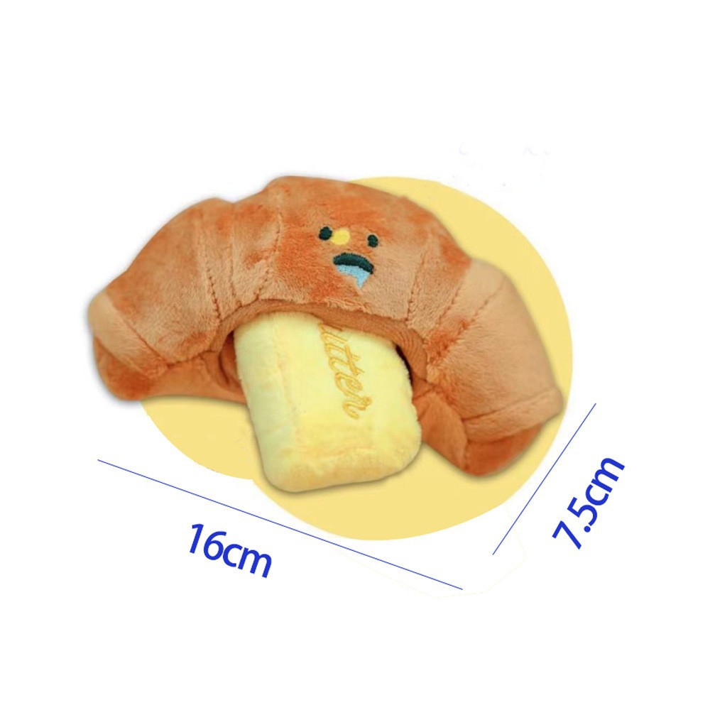 Plush croissant toy image 5
