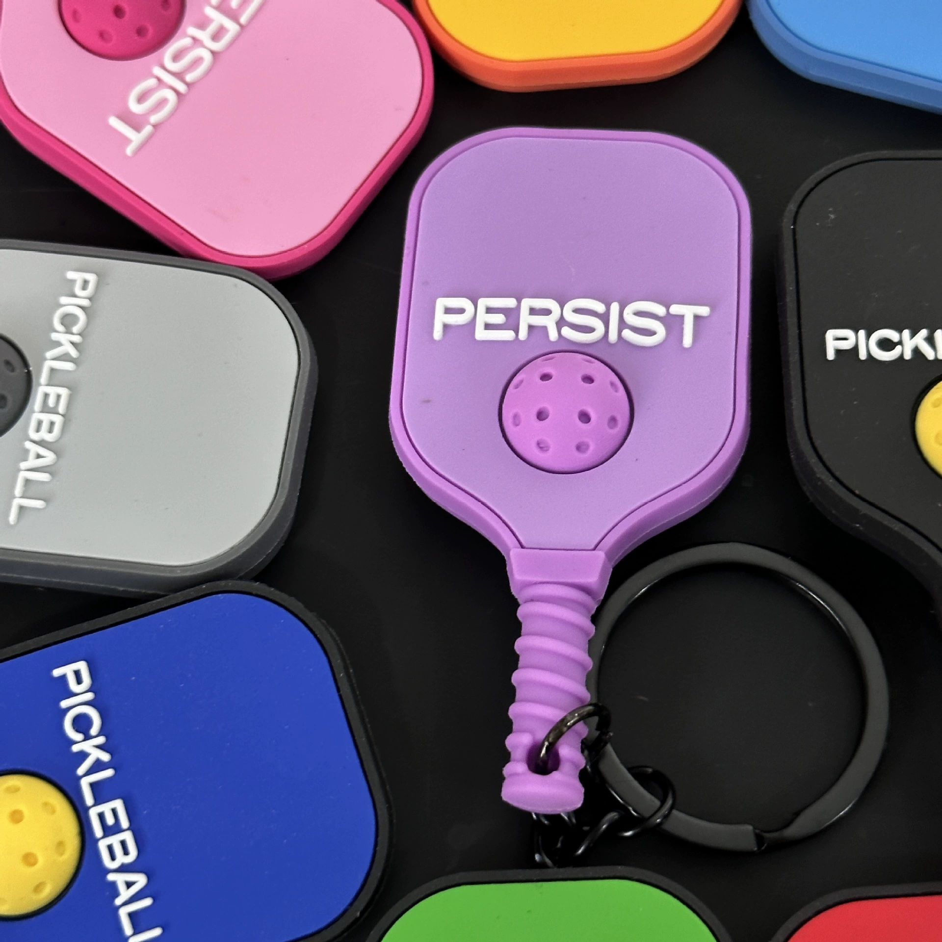Racket, keychain from soft rubber, bag accessory, pendant, souvenir, (Cross-border trading)