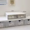 Transparent two drawers