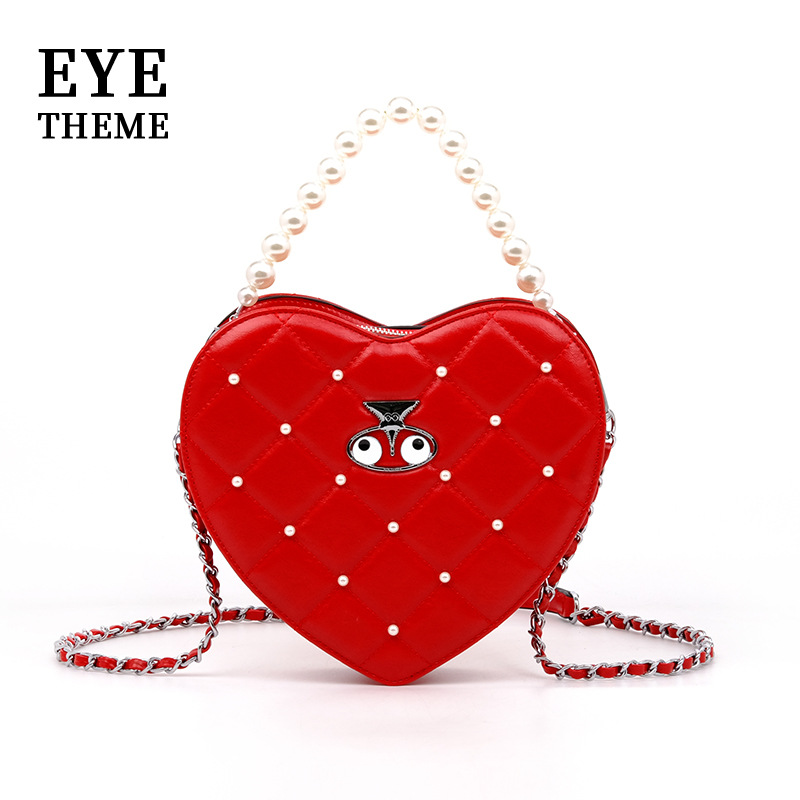 Bolso de mujer bordado estilo diamante perla noble bolso de dama cadena estilo bolso de cinturón 2774 #