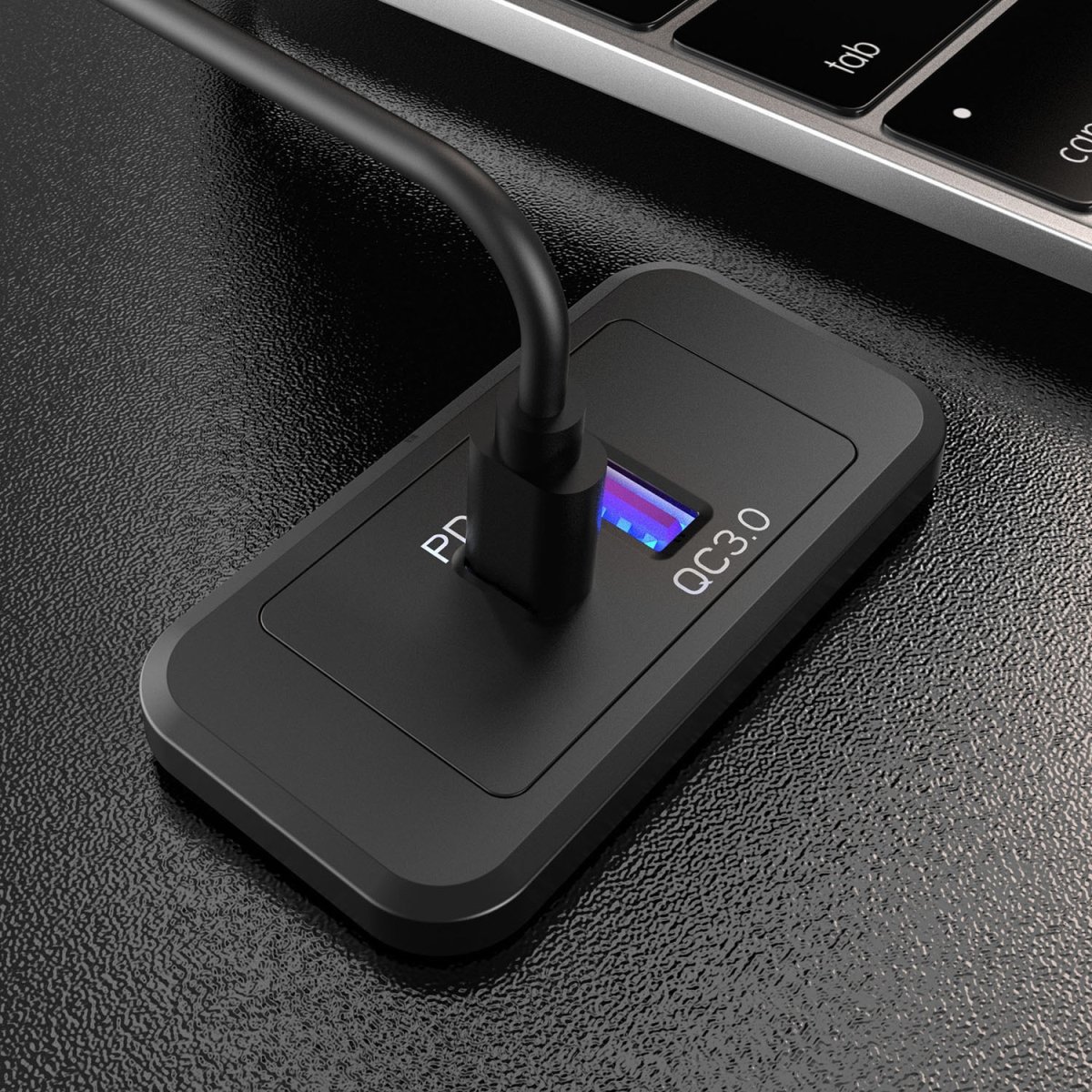 Cross-Border New Car Universal Charger Modified Multi-Function Mobile Phone Charging Qc3.0+Pd3.0 Car Charging