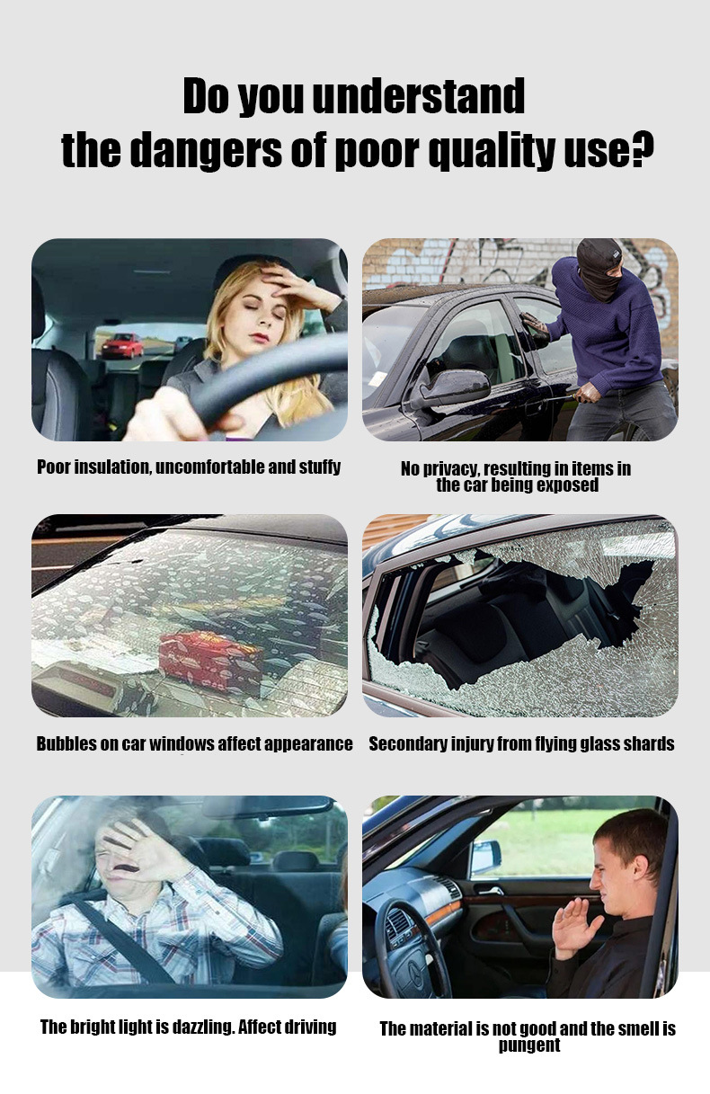 Cross-Border Wholesale Solar Film Single Silver Magnetron Metal Film Series High Heat Insulation Explosion-Proof Film Explosion-Proof Sticker Film for Automobiles