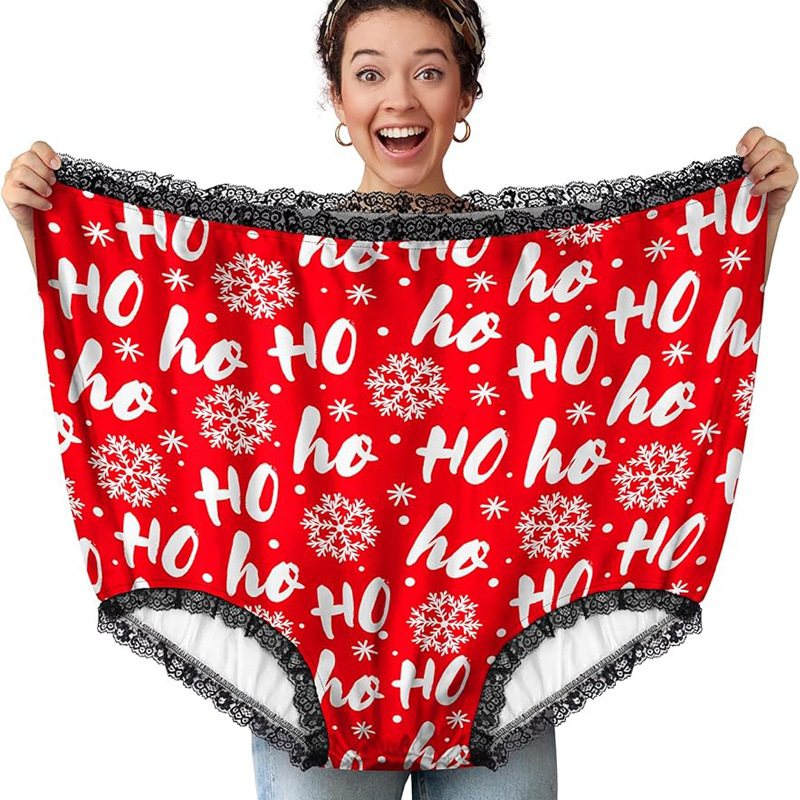 Granny Panties European and American Wedding Funny Grandma Underwear Extra Large Size Grandma Underwear Funny Prank Gift