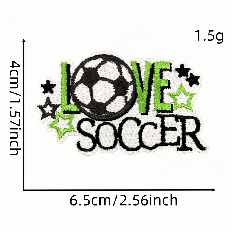 新しい漫画サッカースポーツ刺繍布ステッカーカラー落書きパッチコンピュータ刺繍衣類アクセサリー在庫卸売|undefined