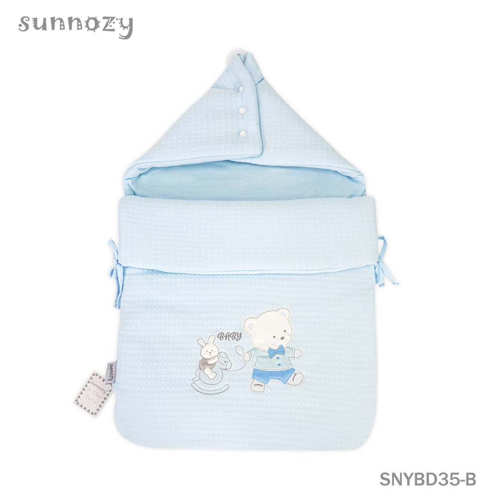 Saco de dormir suave transfronterizo para recién nacidos en cuatro estaciones, bolsa de dormir para bebés a temperatura constante anti-saltos, artefacto mágico tipo envoltura anti-patada