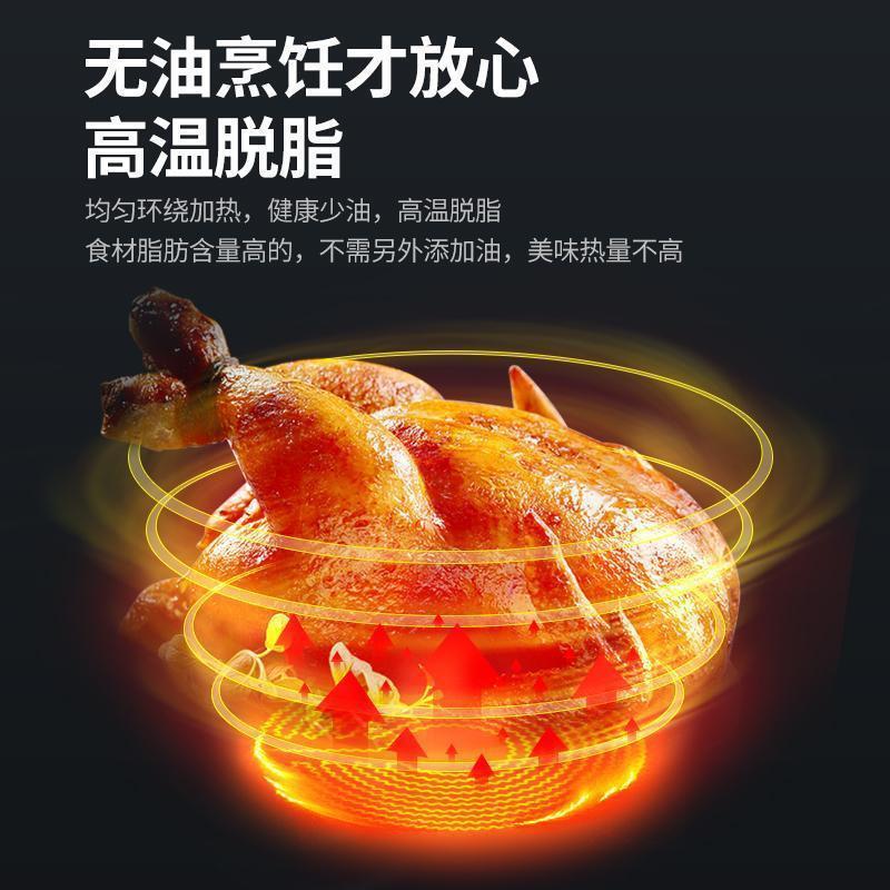 4.0L Large Capacity New Electric Oven Fully Automatic Timing Electric Oven Knob Electric Oven Air Fryer Household Cross-Border