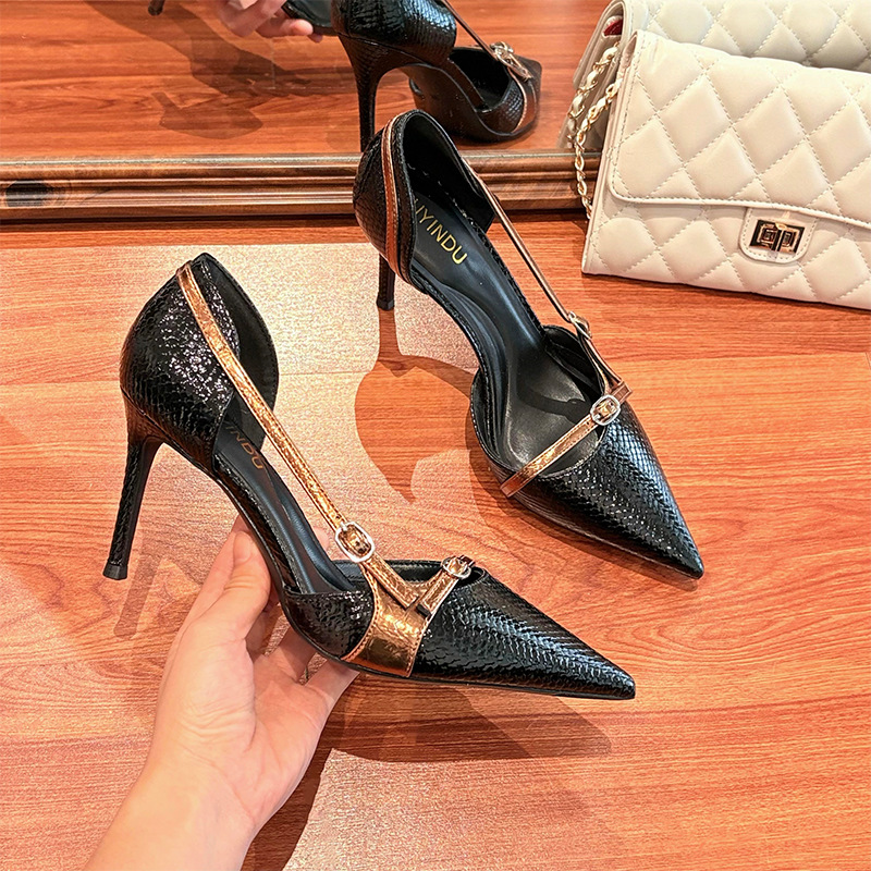 Black 8cm [Size is too large, take one size smaller]