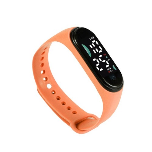 Student LED Backlit Touch Control Waterproof Bracelet Watch for Boys and Girls Couple Casual Electronic Watch Versatile