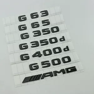Mercedes-Benz G-Class G500 G63 AMG 65 V8 BITURBO qara emblemlər