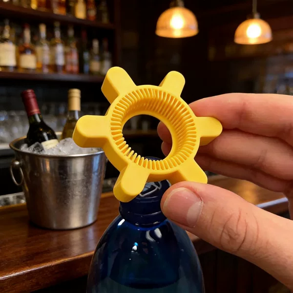 Cross-Border New Universal Plastic Bottle Opener Tool 3D Convenient In-Stock Bottlecap Portable Wine Bottle Opener