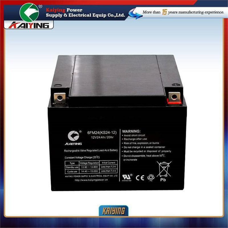 6FM24(KS24-12)凯鹰蓄电池12V24AH/20HR低自放电率
