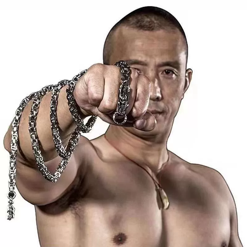 Хип-хоп европейский и американский кубинский браслет из титановой стали, модный смелый широкий толстый мужской ювелирный браслет из нержавеющей стали, мужское модное индивидуальное ожерелье