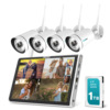 10 outdoor Metal Shell wireless 3MP Monitoring Kit WIFI camera cctv camera wholesale