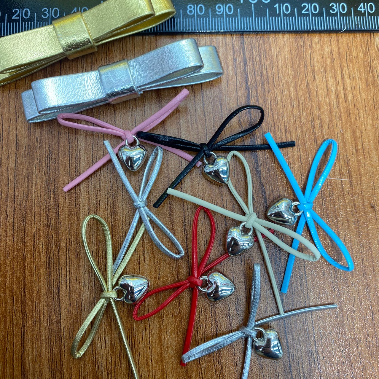 Bow Accessories Hair Accessories Pendant Handmade DIY Hanging Ring Love Pendant Shoes Flower Socks Mobile Phone Case Accessories Accessories