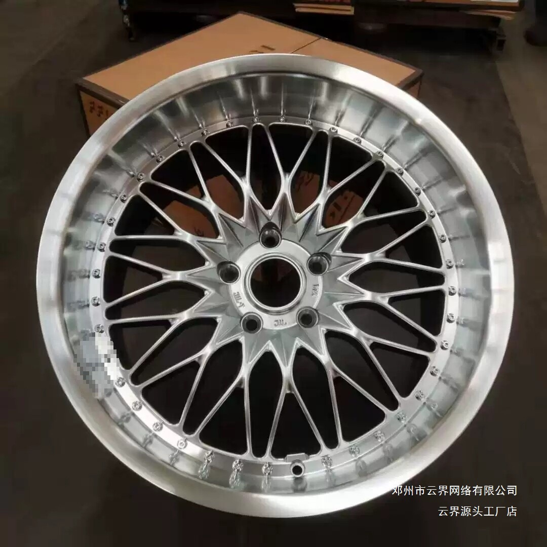 Cloud Realm 18/19/ 20inch Suitable for Dual-Spinning Super Large Polished Edge Car Modification Wheels, Pneumatic Low-Profile Design