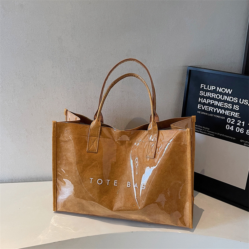 capacious purse PVC