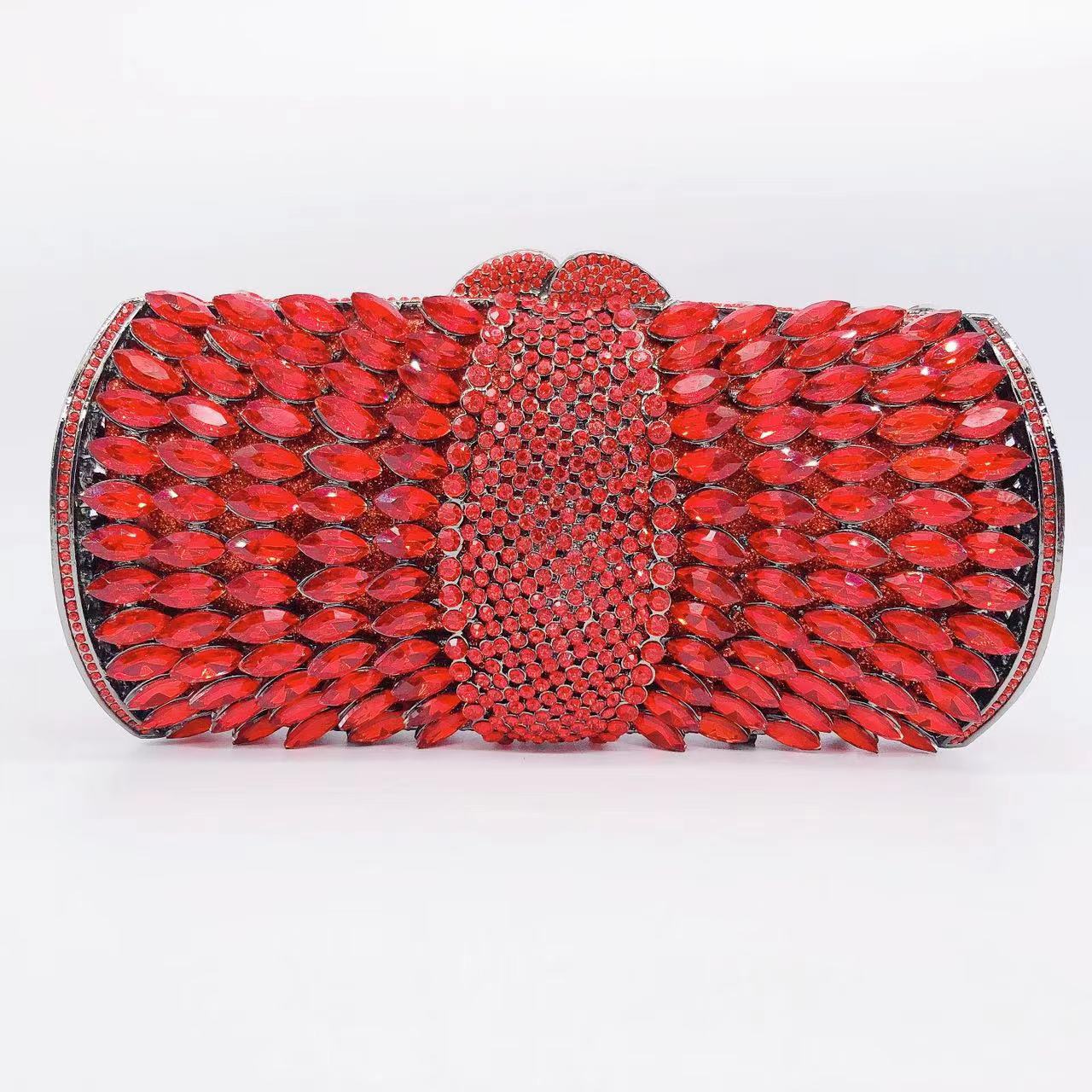 Túi clutch dạ tiệc nạm kim cương xách tay đính đá lấp lánh — 44 chi tiết 35