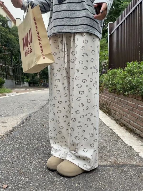 春秋新款纯色糯米裤小个子直筒遛弯裤显瘦窄版裤子女休闲裤批发|undefined