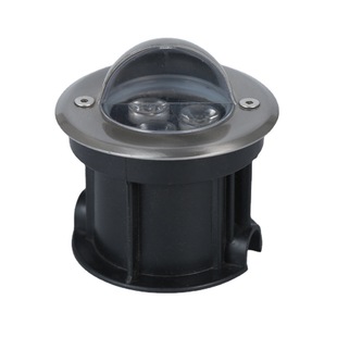 Half cover underground lamp manufacturers supply outdoor waterproof transparent round underground lamp Park tree decorative lamp