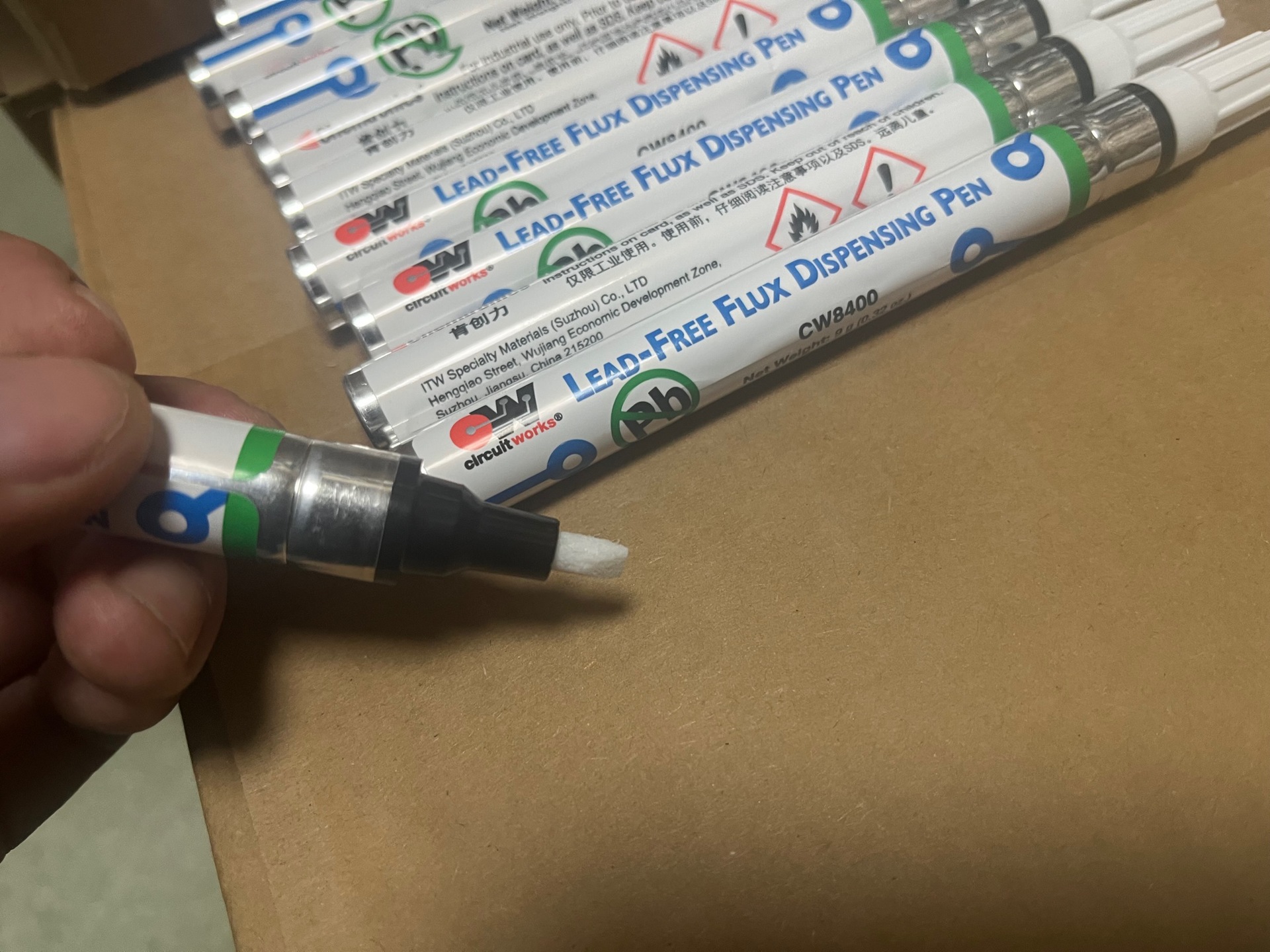 原装CircuitWorks CW8400助焊笔 Leadfree flux Dispensing Pen阿里巴巴