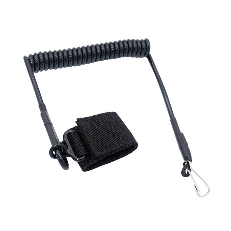 (2개) 전술 봄 밧줄 봄 총 밧줄 전화 밧줄 스트랩 다기능 키 등산 버클 야외 전술 벨트