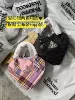 Love bag pink plaid