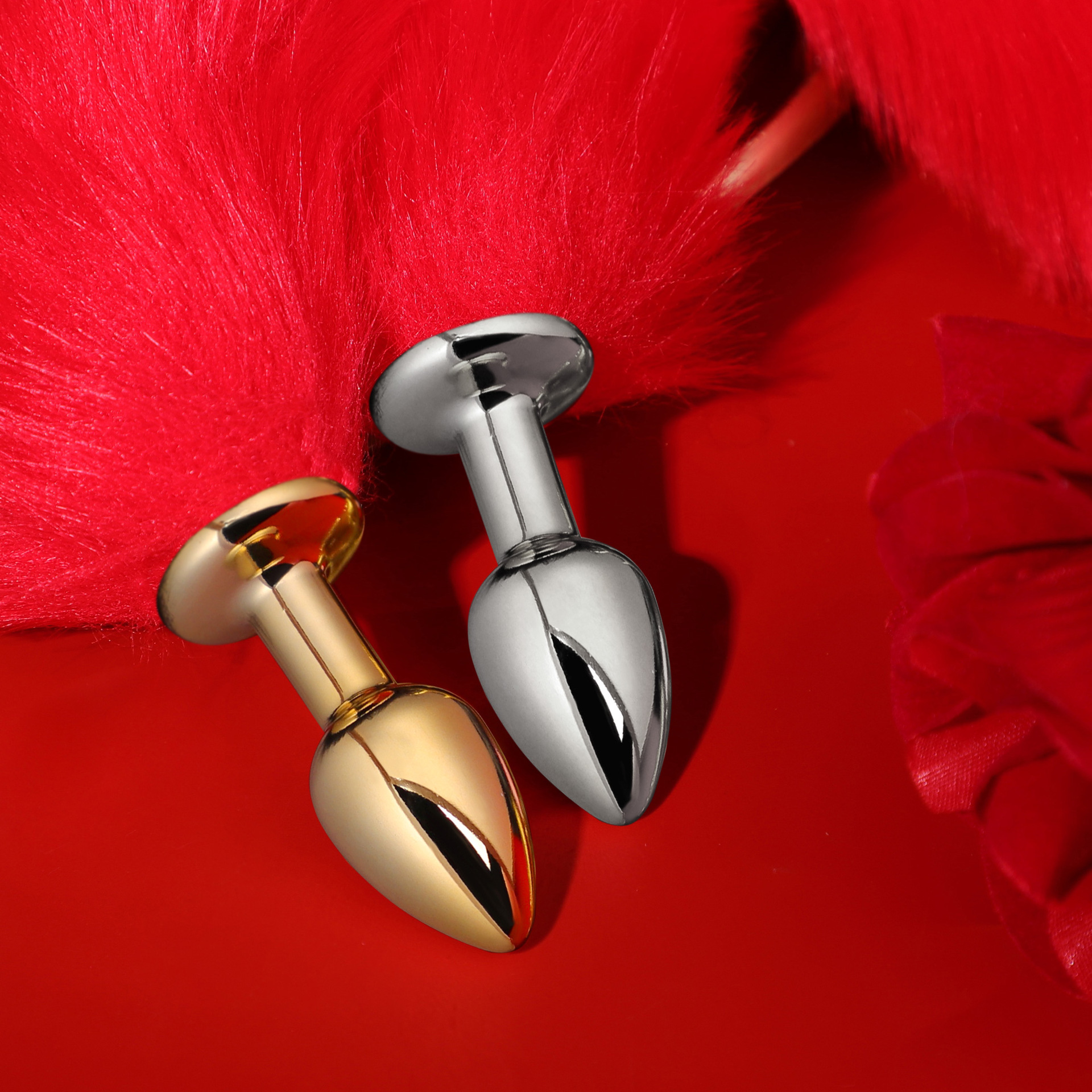 SM情趣金银狐狸尾巴后庭开发夫妻情侣调情女奴调教另类成人用品