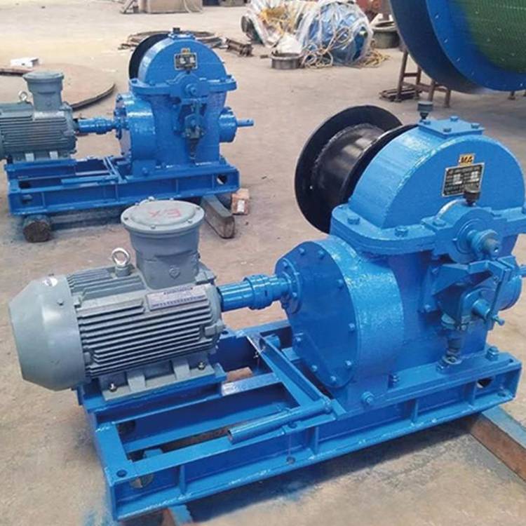 cabrestante de amortiguador de minería simple de operación en la mina No.1 de Shandong