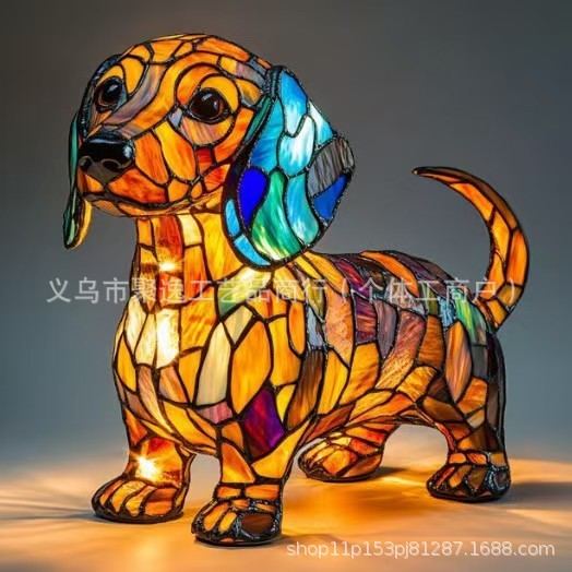 跨境新款Cat Lamp-Dachshund Lamp-Bigfoot Lamp动物LED灯摆件|undefined