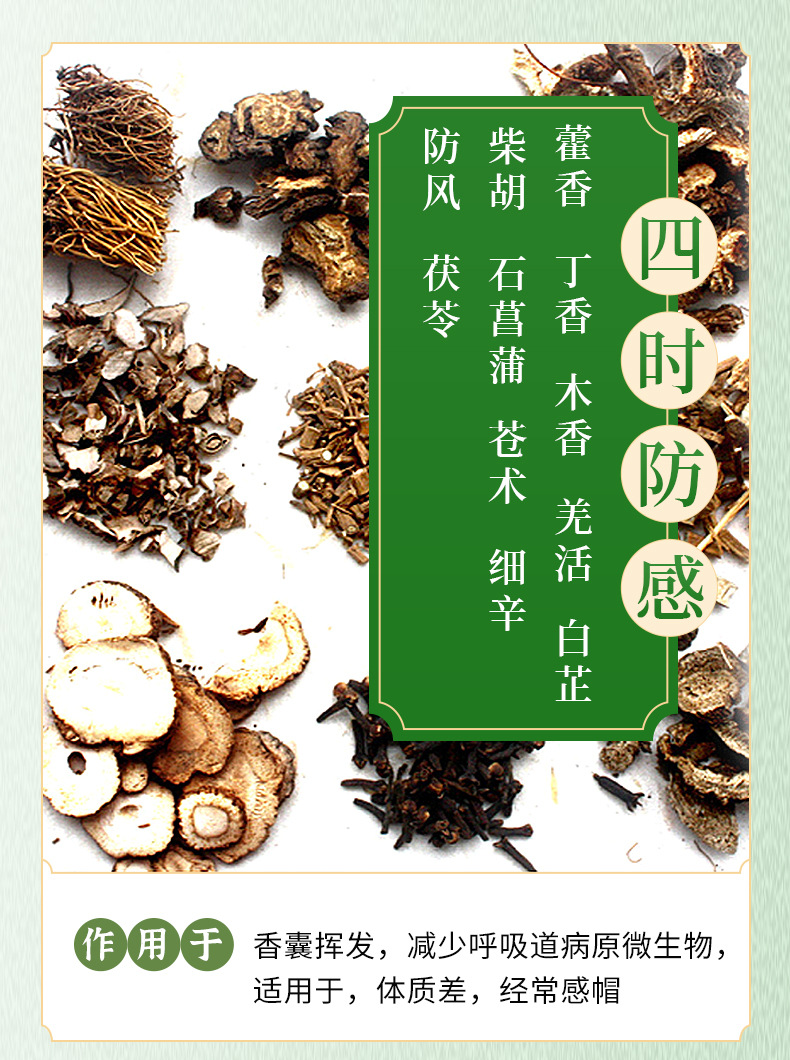 Sandalwood Sachet Inner Bag 5g x 5 Packs Stress Relief Aroma for Duanwu Festival quality and texture