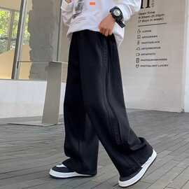 男童裤子春秋款2024韩版新款中大儿童男孩秋装秋季运动卫裤长裤潮