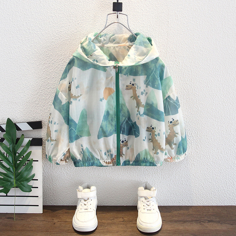 8001 Ropa de protección solar para niños 2024 Abrigo fino de verano para niños pequeños y medianos Protección UV Ropa de piel ligera para niños image 6