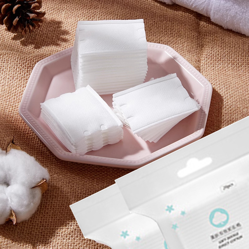 柔肤双效化妆棉卸妆面部湿敷棉片纯棉卸妆棉用脸部眼唇卸妆棉片女