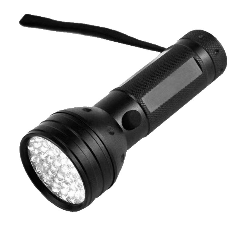 Transfronteriza 51LED linterna púrpura 395UV lámpara de detector de dinero ultravioleta lámpara de escorpión mascota orina linterna del hogar