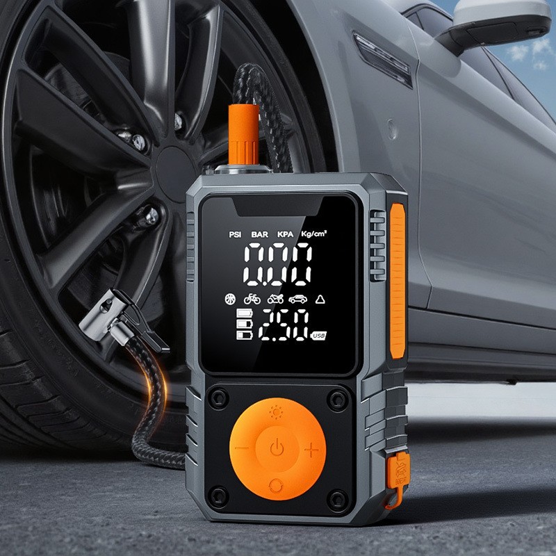 Suministro de alimentación de arranque de emergencia de bomba de aire eléctrica portátil inalámbrica para bomba de aire montada en automóvil con máquina integrada de electricidad image 3