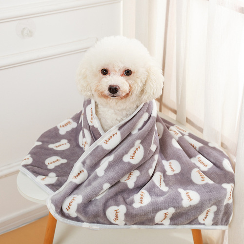 Pet Blanket Fleece Throw Dog-Specific Small Blanket Cat-Specific Blanket Autumn/Winter Sleeping Small Cover