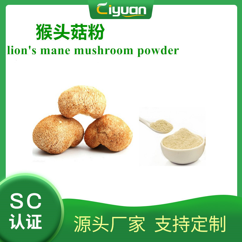 猴头菇粉 猴头菌粉 80-100目Lion's Mane Mushroom powder现货/kg