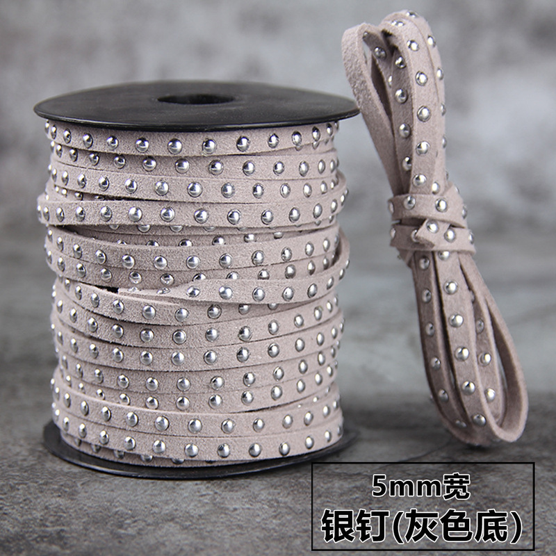 DIY ジュエリーアクセサリーカラー 5 ミリメートル韓国ベルベットホットダイヤモンド単列半円リベットロープ衣類アクセサリー在庫卸売|undefined